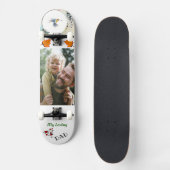 Mon papa aimant Photo skateboard (Recto)
