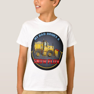 Mon papa conduit un T-shirt d'enfants de camion de