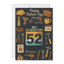 Mon Papa Est 52 Fêtes des pères Cartes Vintages