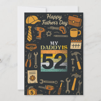 Mon Papa Est 52 Fêtes des pères Cartes Vintages