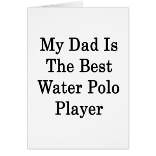 Mon papa est le joueur de polo de l'eau de puits