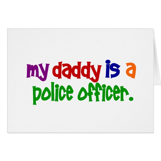 Mon papa est un policier 1 (primaire) (Devant horizontal)