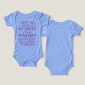 Mon papa mignon a de la chance de me faire citer (Design Recto & Verso)