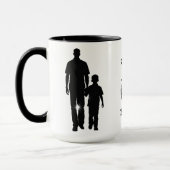 Mon papa Mon héros 15 oz Mug (Gauche)