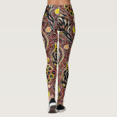 Mon pays par Belinda Golder designer Leggings (Dos)