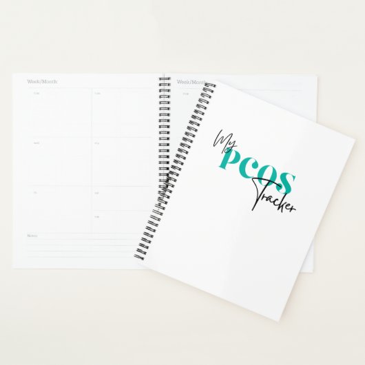 Mon PCOS Tracker - Syndrome de l'ovaire polykystiq (Devant avec enveloppe)