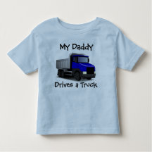 Mon père conduit un T-shirt pour bébé en camion