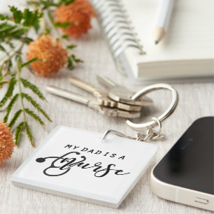 Mon père est un infirmier porte-clés Wordart