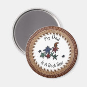 Mon Père Est Un Magnet Rock Star (Recto/Verso)