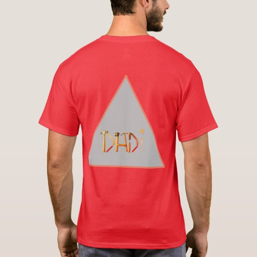 Mon père est un T-shirt menuisier (Dos)