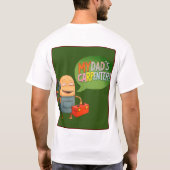 Mon père est un T-shirt menuisier (Dos)