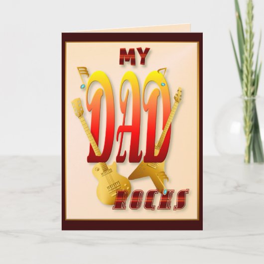 Mon père Rocks ! Carte (Devant)