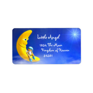 Mon petit ange : Étiquettes de lune