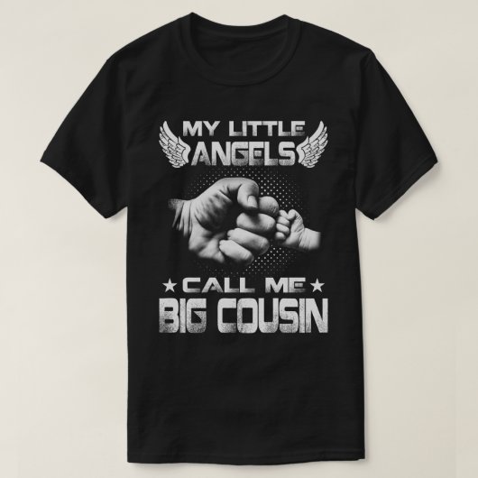Mon petit ange m'appelle grand cousin T-shirt (Design devant)