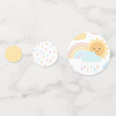 Mon petit arc-en-ciel et nuages Confetti (Devant)