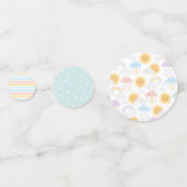 Mon petit arc-en-ciel et nuages Confetti (Derrière)