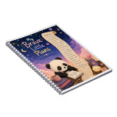 Mon petit carnet Panda Mignon Plans (Côté Droit)