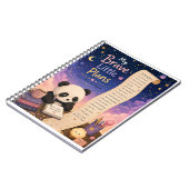 Mon petit carnet Panda Mignon Plans (Côté gauche)