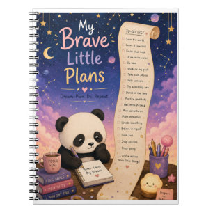 Mon petit carnet Panda Mignon Plans