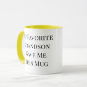 Mon Petit-Fils Favori M'A Donné Cette Mug Mug (Devant gauche)