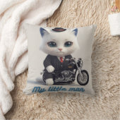 Mon petit homme Coussin de jet - Joli chat Kawaii  (Couverture)