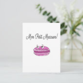 Mon Petit Macaron Briefkaart (Staand voorkant)