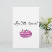 Mon Petit Macaron Briefpapier (Staand voorkant)