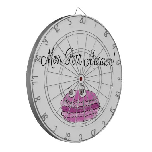 Mon Petit Macaron Dartbord (Voorkant Links)