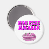 Mon Petit Macaron Retro Groovy Magneet (Voorkant / Achterkant)
