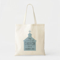 Mon petit sac d'église, fourre-tout pour enfant bl