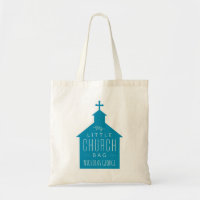 Mon petit sac d'église fourre-tout pour enfant ble