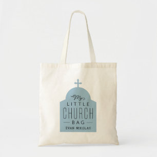 Mon petit sac d'église mignon bleu dôme orthodoxe