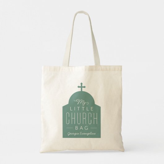 Mon petit sac d'église mignon vert dôme orthodoxe (Dos)