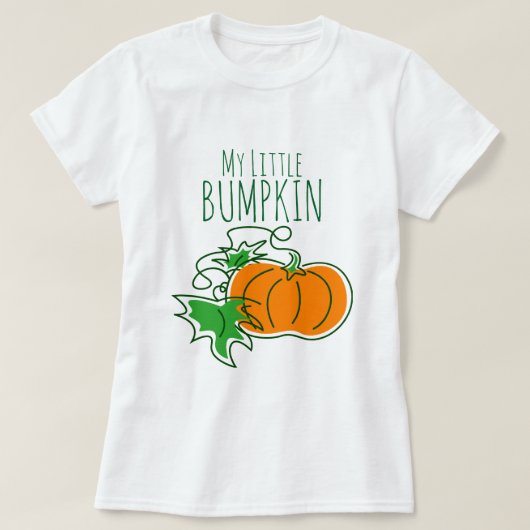 Mon petit T-Shirt de maternité d'automne BUMPKIN (Design devant)