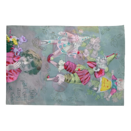 Mon petite coeur dans ce baiser kussensloop (Achterkant)