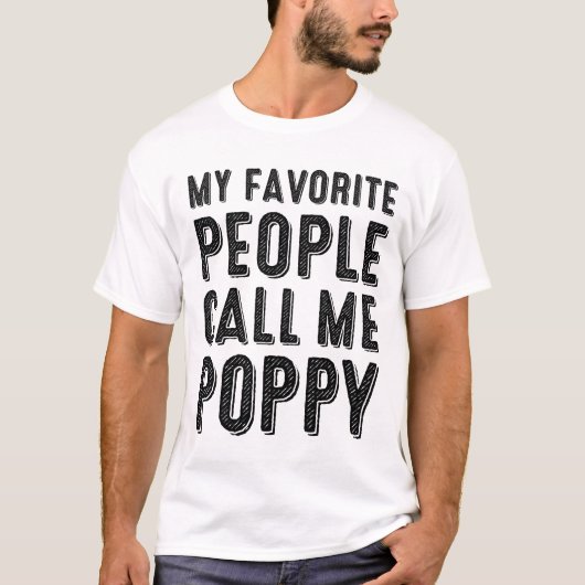 Mon Peuple Préféré M'Appelle T-shirt Poppy (Devant)