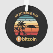 Mon Plan de Retraite Bitcoin Plage Coucher de Sole (dos)
