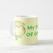 Mon pot de tasse de café d'or (Devant gauche)