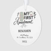 Mon premier appartement 2025 cadeau personnalisé (devant)