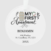 Mon premier appartement 2025 cadeau personnalisé (devant)