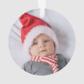 Mon premier bébé de Noël 2 Photos Nom Année (dos)
