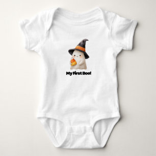 Mon premier Boo! – Body pour bébé Halloween avec u