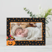 Mon premier Carte photo d'Halloween (Debout devant)