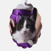 Mon Premier Chat de Noël Ornement (Gauche)