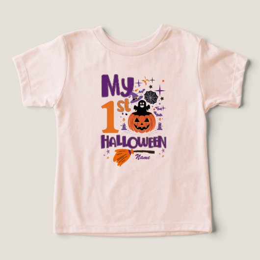 Mon premier Citrouille mignon d'Halloween drôle (Design Recto)