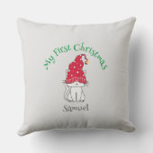 Mon premier coussin de Noël - personnalisable (Verso)