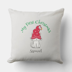 Mon premier coussin de Noël - personnalisable