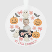 Mon premier Halloween | Mignonne Citrouille et cou (dos)