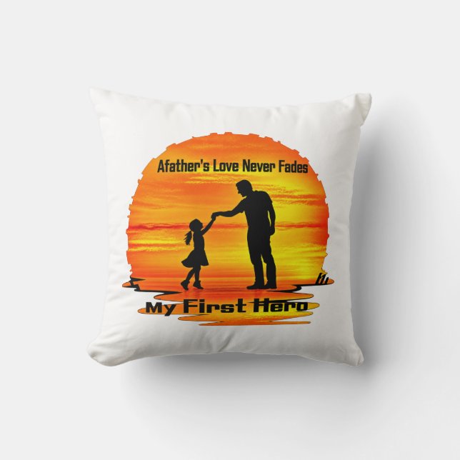 Mon Premier Héros Coussin de Papa (Recto)
