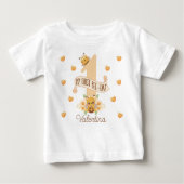 "mon premier jour de l'abeille" mignon t-shirt pou (Devant)